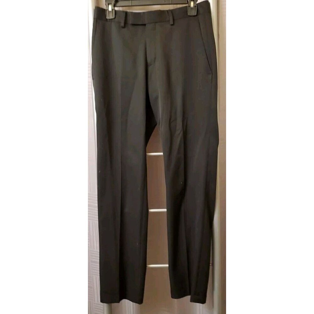 Kenneth Cole Reaction Men's Dress Pants Black 30 x 30